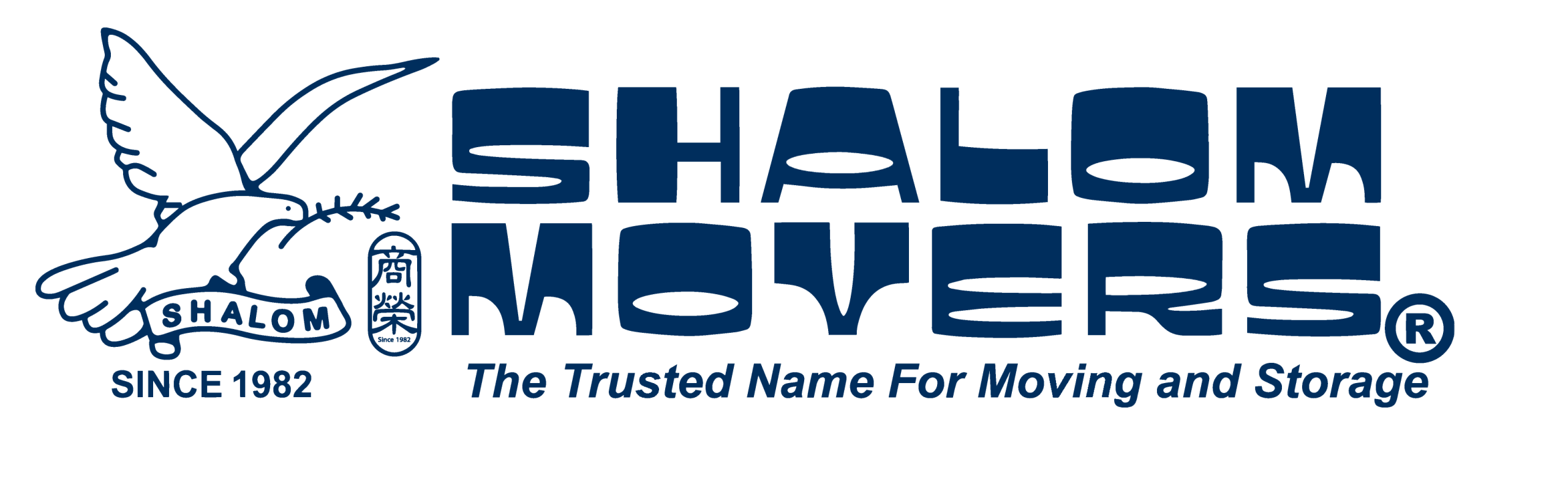 Shalom Movers Logo Blue